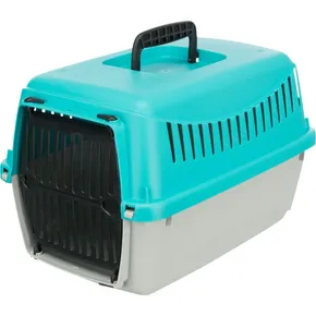 Transportbox CAPRI XXS: 26 x 25 x 39cm, max. bis 4 kg - türkis/hellgrau